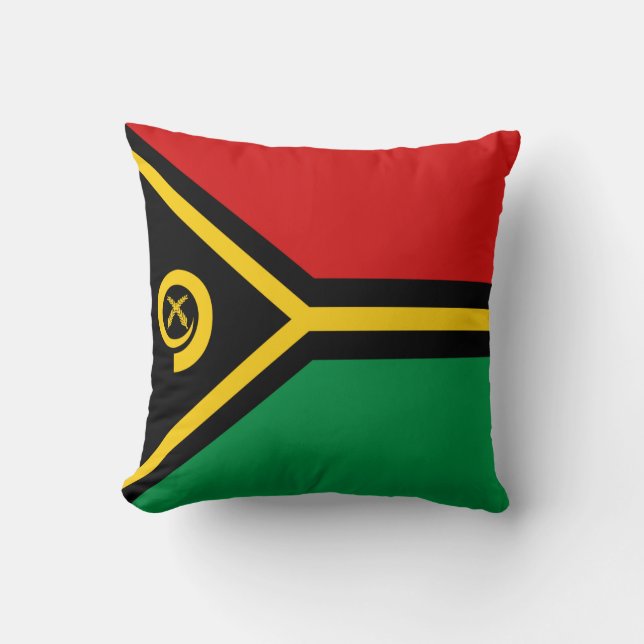 Almofada Vanuatu Flag x Flag Travesseiro (Frente)