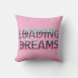 Almofada Vaporwave Aesthetics with Glitch Effect and Neon