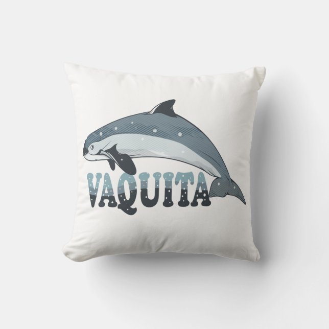 Almofada Vaquita Porpoise (Frente)