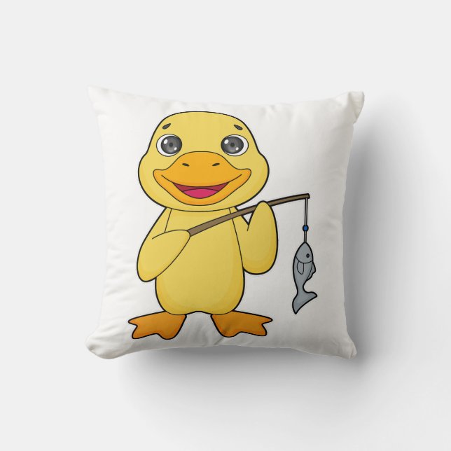 Almofada Vara de pesca de pesca de pato (Frente)