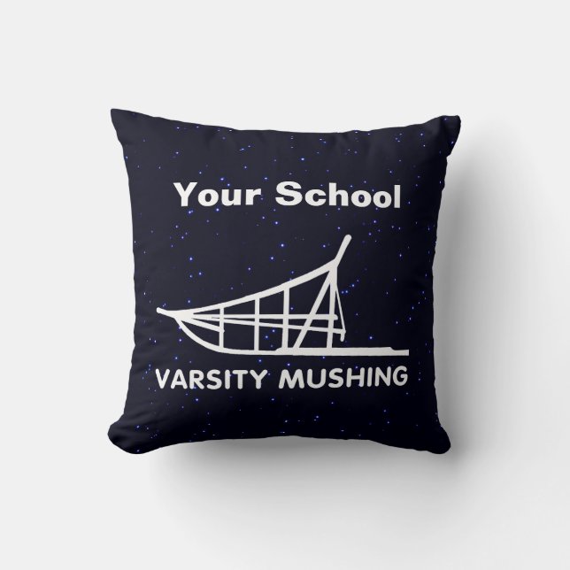 Almofada Varsity Mushing (Frente)