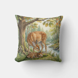 Almofada Veado da Floresta Mamãe e Bebê Crianças