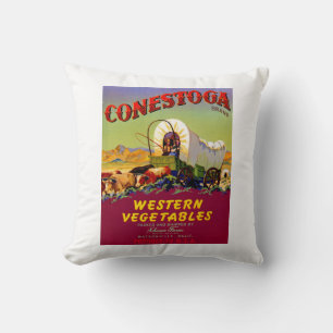 Almofada Vegetais ocidentais de Conestoga