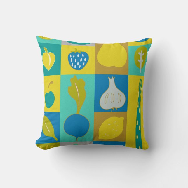 Almofada Veggie Blocks I (Frente)