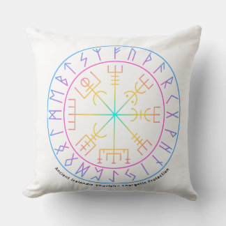 Almofada Vegvisir Viking Compass Symbol Design 