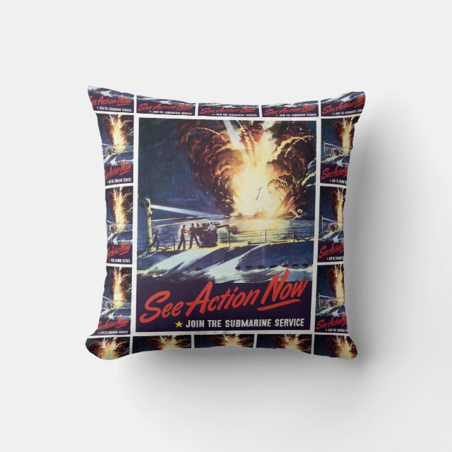 Almofada Veja a ação agora (Frente)