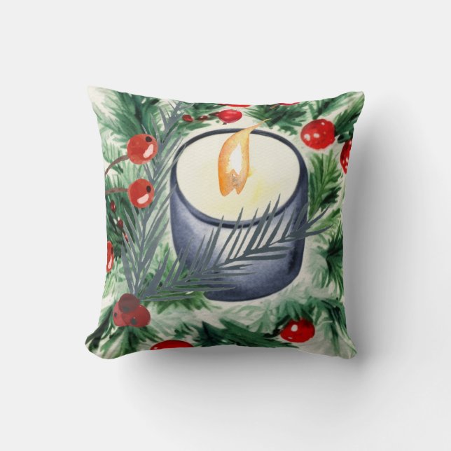 Almofada Vela de Natal (Frente)