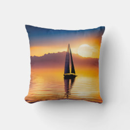 Almofada veleiro ao sol