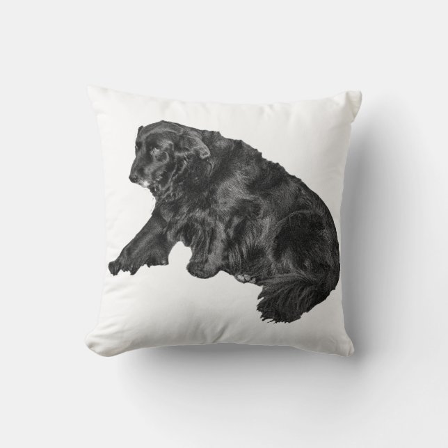 Almofada Velvet-Tone Retriever, Repose Elegante (Frente)