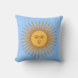 Almofada Vem a decoração do ícone de Sun