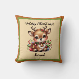 Almofada Vendedor de Natal com Travesseiro decorativo de No