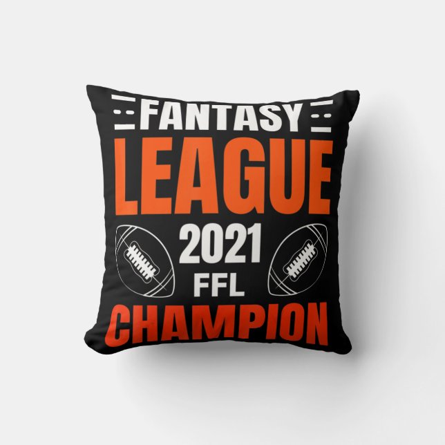 Almofada Venta vencedora campeã da Liga Fantasy Futebol 202 (Frente)