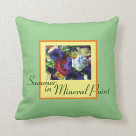 Almofada Verão em Ponto Mineral