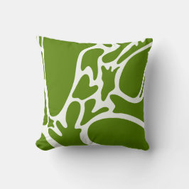 Almofada Verde Avocado e Branco cerâmico