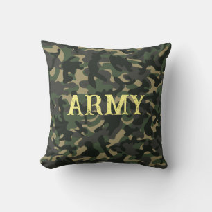 Almofada Verde de camuflagem militar do exército