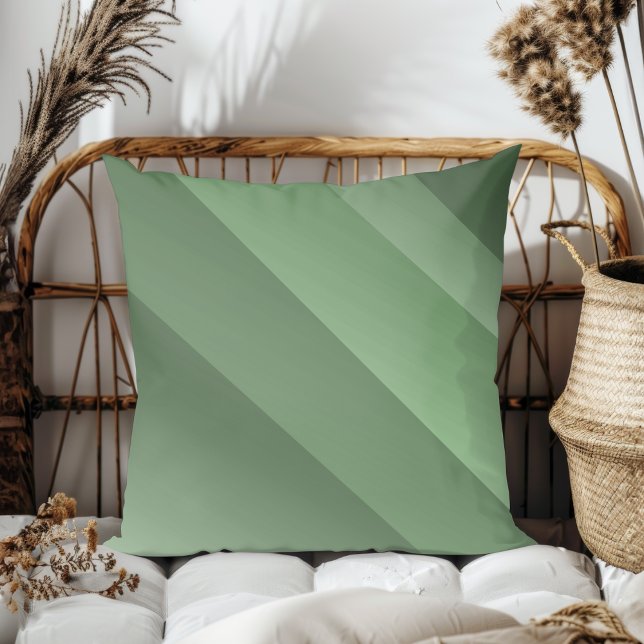 Almofada Verde de faixas de diagnóstico modernas elementare (Criador carregado)