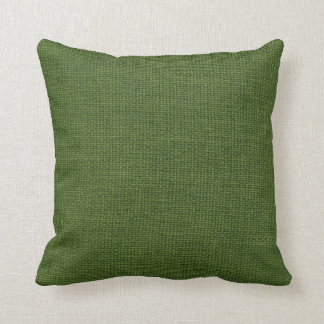 Almofada Verde escuro simples de serapilheira