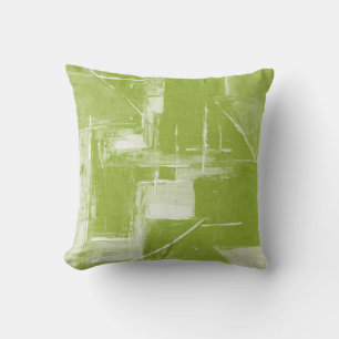 Almofada Verde limão moderno e branco