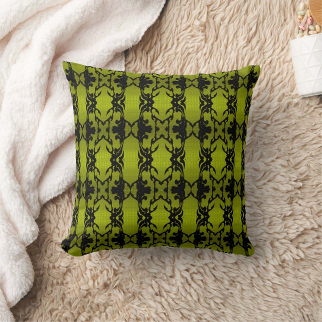 Almofada verde, natural, decoração doméstica, abstrato, mod (Cobertor)
