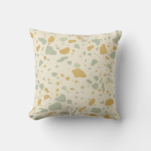 Verde Salvia e Terrazzo Moderno Dourado