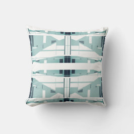 Almofada Verde sem som no modo simétrico branco clássico