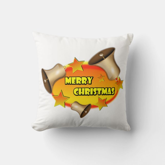 Almofada Vergonha Crachá de Feliz Natal (Frente)