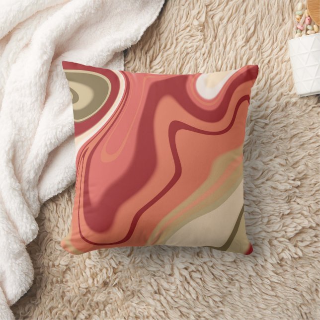 Almofada Vermelho Cor-de-Rosa Moderno - Arco-Íris Personali (Cobertor)