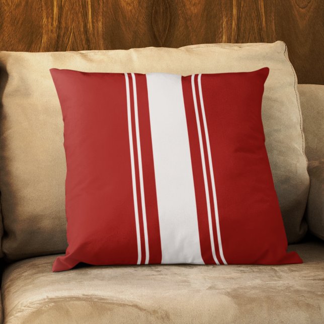 Almofada Vermelho e Branco (Criador carregado)