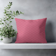 Vermelho Moderno de Mirtilo Padrão de Onda Japones