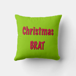 Almofada Vermelho Natal E Verde Brat