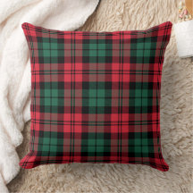 Vermelho Ousado e Verde Xadrez Tartan Natal