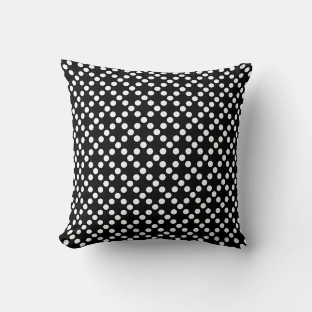 Almofada Vermelho, preto e branco (Frente)