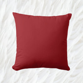 Almofada Vermelho Sólido Minimalista