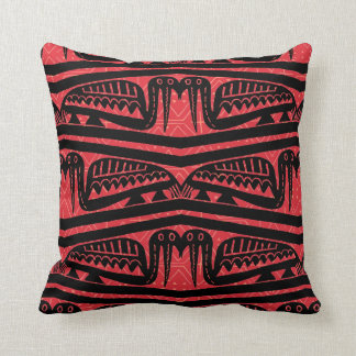 Almofada Vermelho & travesseiro decorativo do motivo do