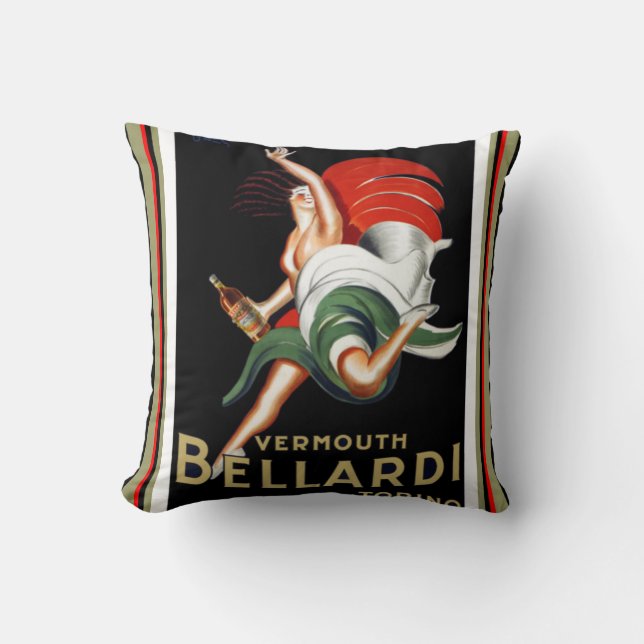 Almofada Vermouth Bellardi Art Deco Travesseiro (Frente)