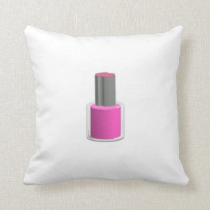 Almofada Verniz para as unhas cor-de-rosa