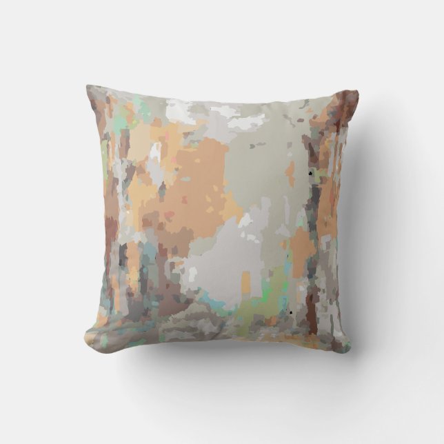 Almofada Verões retrorreflectores cor de laranja poeirenta, (Frente)