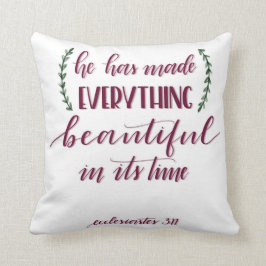 Almofada Verso de Ecclesiastes