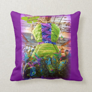 Almofada Vestido de Mannequim da Borboleta na Árvore de Nat