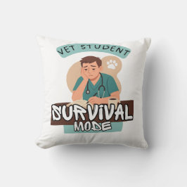 Almofada Vet Student Survival Mode – Vet Student Design
