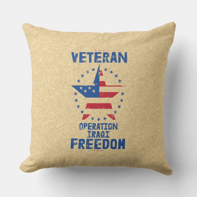 Almofada Veteran- Operation Iraqi Freedom (Frente)