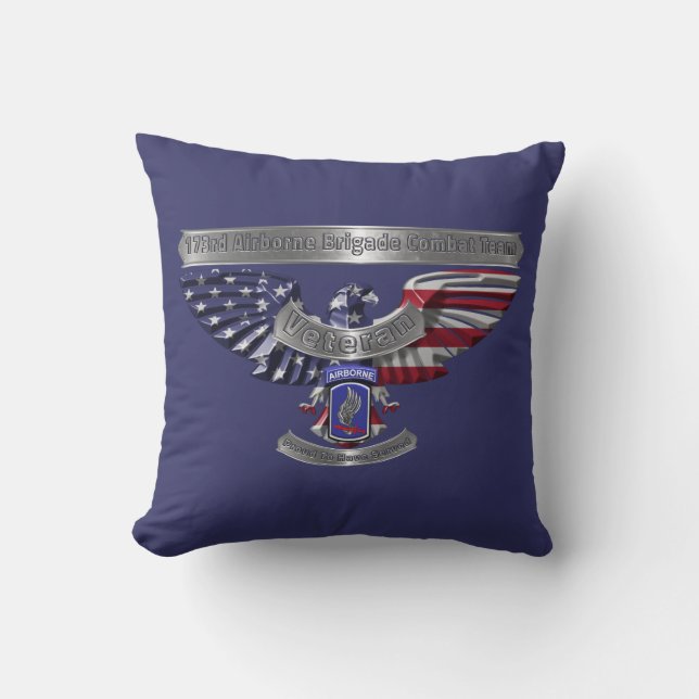 Almofada Veterana American Eagle "Orgulho De Ter Servido" (Frente)