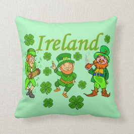 Almofada Vetor - trevo Ireland do Leprechaun