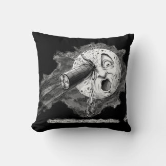 Almofada Viagem à Lua desenho jornada Georges Melies vintag