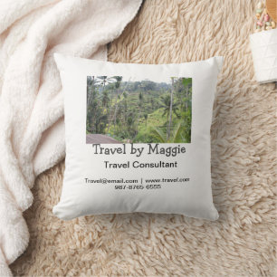 Almofada Viagem consultor da empresa adiciona nome e-mail w