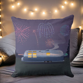 Almofada Viagem Silver RV & Night Sky Square