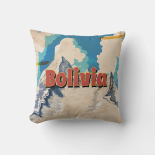 Almofada Viagens vintage Bolívia