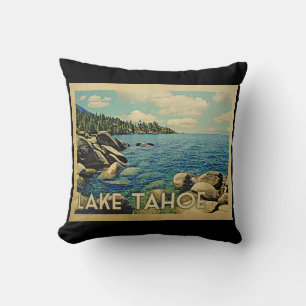 Almofada Viagens vintage Lake Tahoe