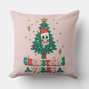 Almofada Vibes de Natal de Travesseiro decorativo Quadrado