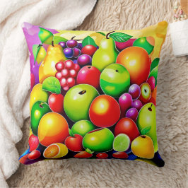 Almofada Vibrant Fruta Medley Art